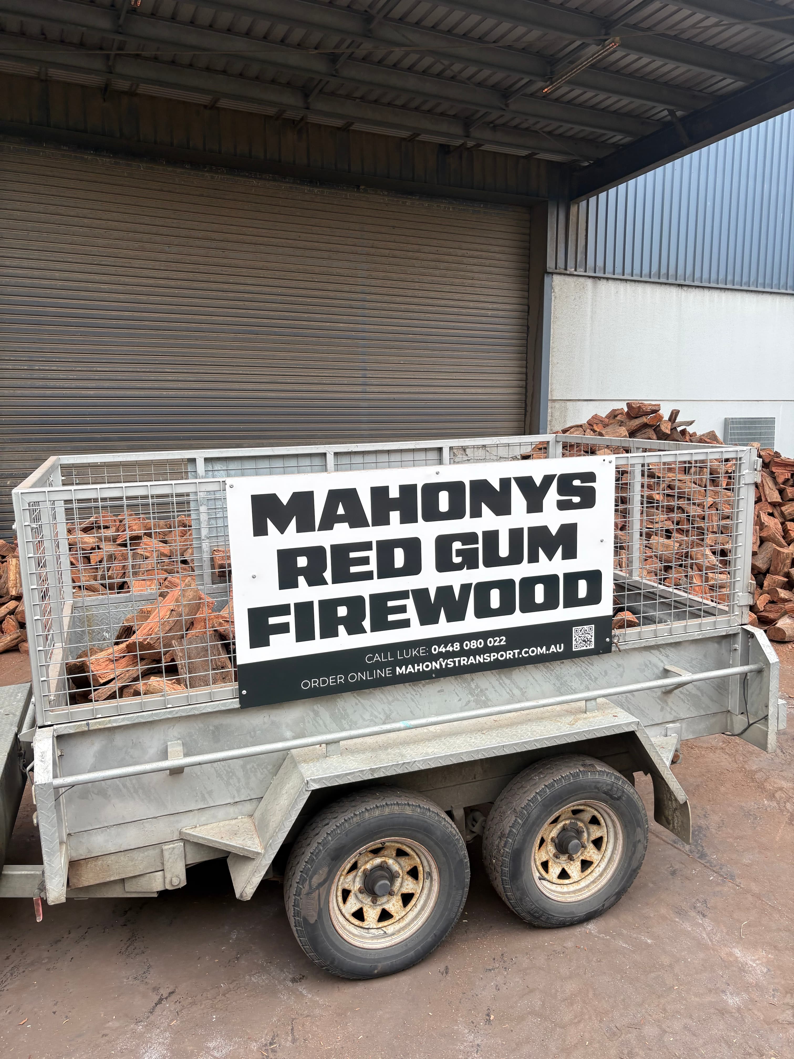 Redgum Firewood per metre photo 2